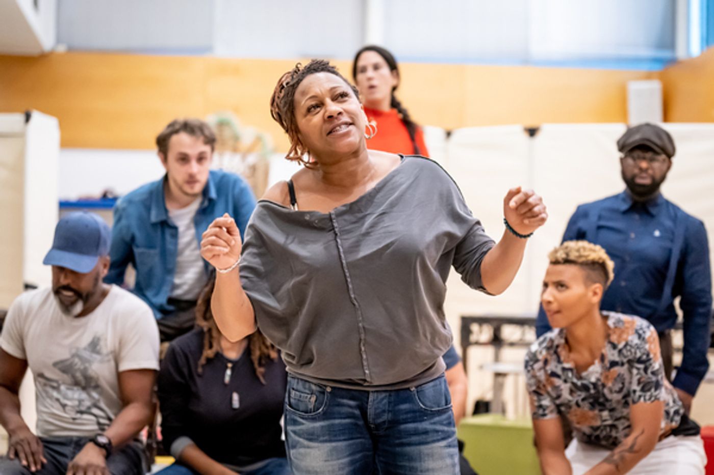 Photos: Inside Rehearsal For THE WIFE OF WILLESDEN at the Kiln Theatre  Image
