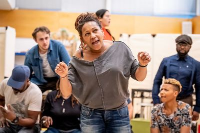 Clare Perkins and company Photo