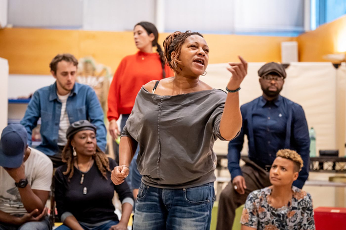 Photos: Inside Rehearsal For THE WIFE OF WILLESDEN at the Kiln Theatre  Image
