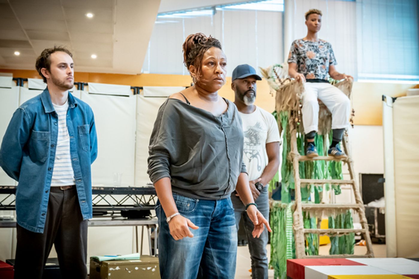 Photos: Inside Rehearsal For THE WIFE OF WILLESDEN at the Kiln Theatre  Image