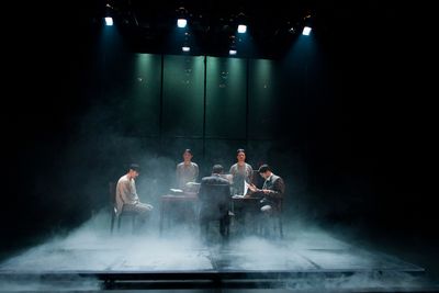 Eric Yang, Jinn S. Kim, Christopher Liam Moore,
Whit K. Lee and Ben Chase  Photo