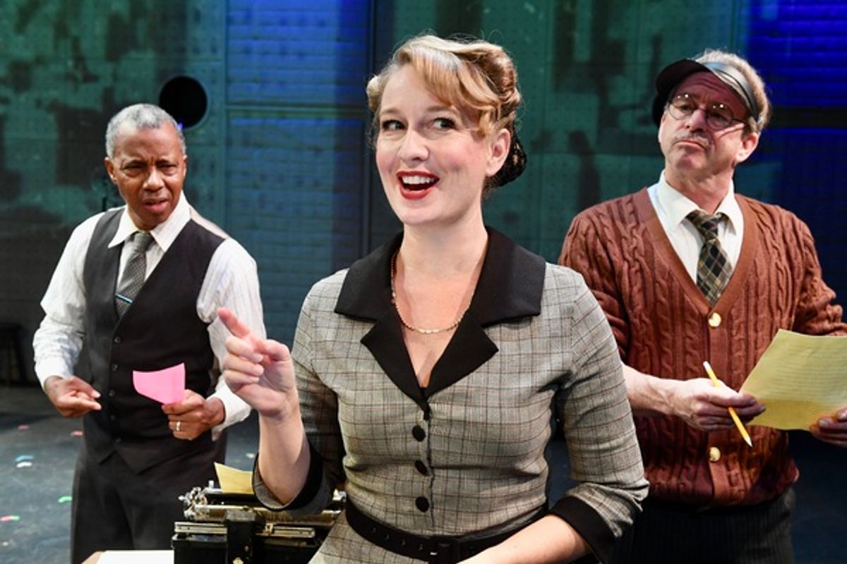 Norman Gee, Jennifer Le Blanc, and Michael Storm at 