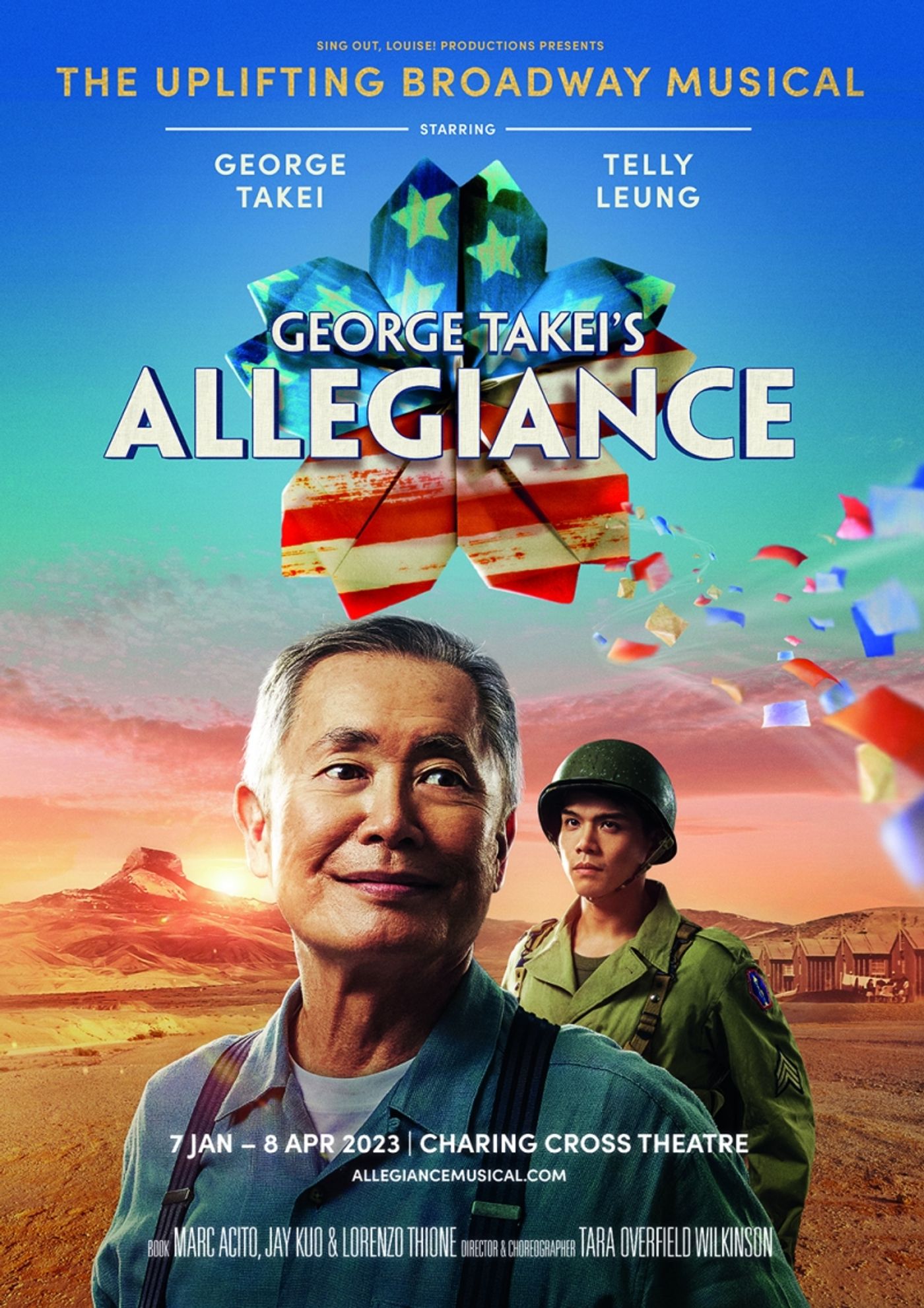 Photo: New Artwork Revealed For the London Premiere of George Takei's ALLEGIANCE  Image
