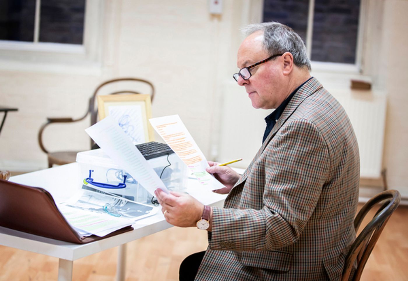 Photos: First Look at Robert Daws in Rehearsals for WODEHOUSE IN WONDERLAND  Image