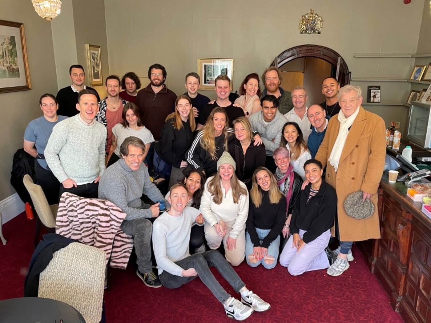 The Cast of MOTHER GOOSE Arrive at Theatre Royal Brighton  Image