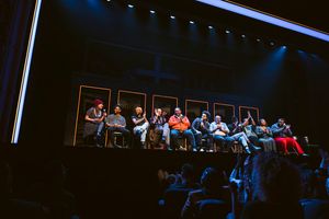 A Strange Loop Musical Director Rona Siddiqui; actors John-Michael Lyles, Jon-Michael Reese, Jason Veasey and John-Andrew Morrison; Trevor Noah; A Strange Loop Playwright, Composer & Lyricist Michael R. Jackson; A Strange Loop Choreographer Raja Feather Kelly; actors James Jackson, Jr., L Morgan Lee and Jaquel Spivey @ BroadwayWorld A Strange Loop Musical Director Rona Siddiqui; actors John-Michael Lyles, Jon-Michael Photo