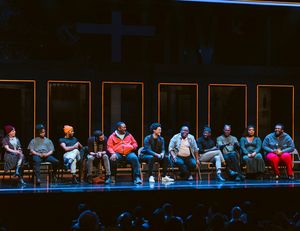 A Strange Loop Musical Director Rona Siddiqui; actors John-Michael Lyles, Jon-Michael Reese, Jason Veasey and John-Andrew Morrison; Trevor Noah; A Strange Loop Playwright, Composer & Lyricist Michael R. Jackson; A Strange Loop Choreographer Raja Feather Kelly; actors James Jackson, Jr., L Morgan Lee and Jaquel Spivey @ BroadwayWorld A Strange Loop Musical Director Rona Siddiqui; actors John-Michael Lyles, Jon-Michael Photo