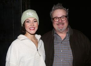 Solea Pfeiffer and Eric Stonestreet @ BroadwayWorld Solea Pfeiffer and Eric Stonestreet Photo