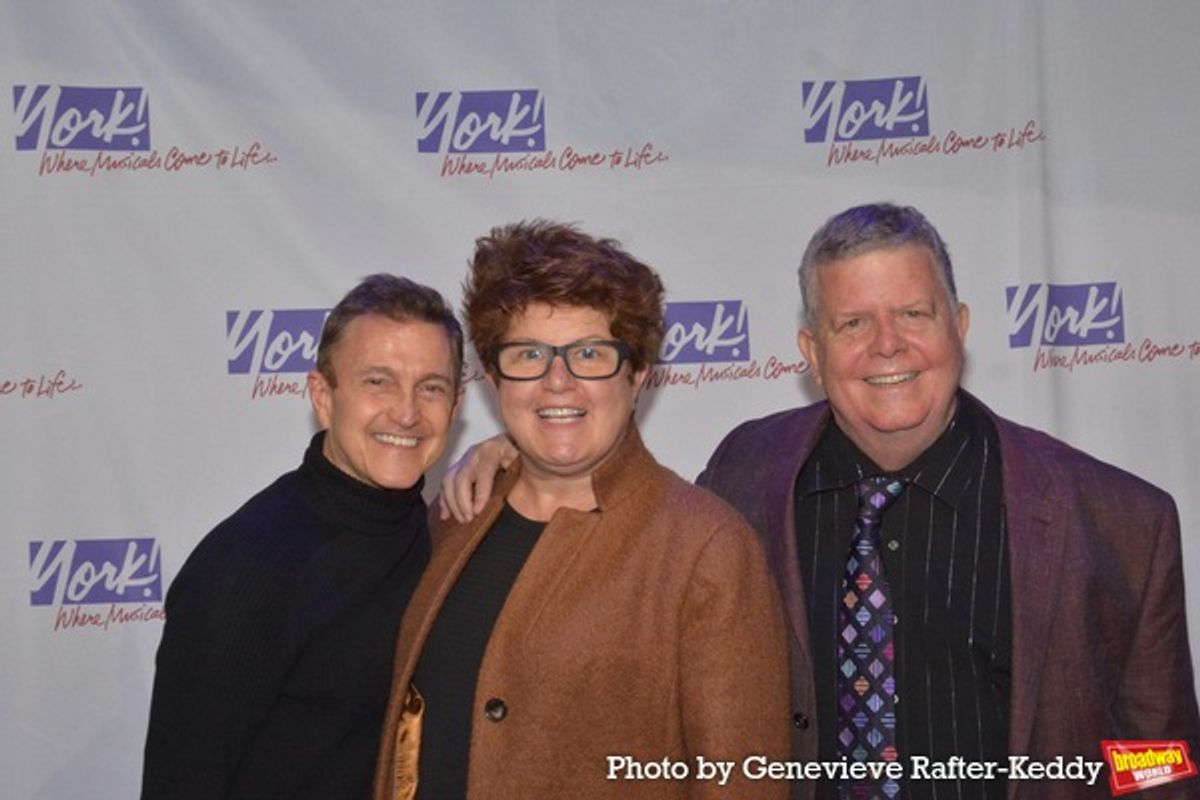 Jeff Harner, Klea Blackhurst and James Morgan at 