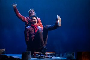 Christian Libonati as Frog, and Koppany Pusztai as Toad. Photo