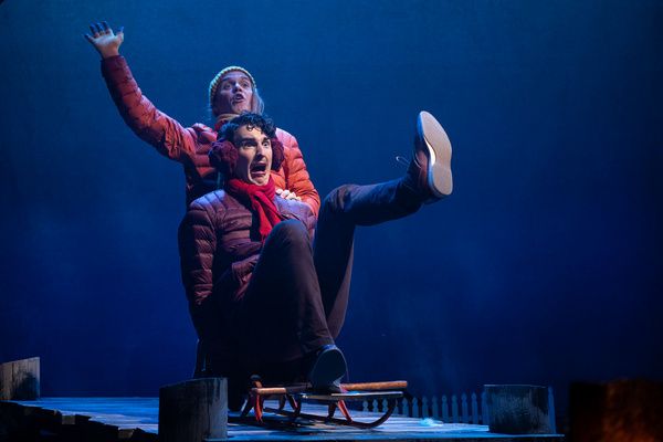 Christian Libonati as Frog, and Koppany Pusztai as Toad. Photo