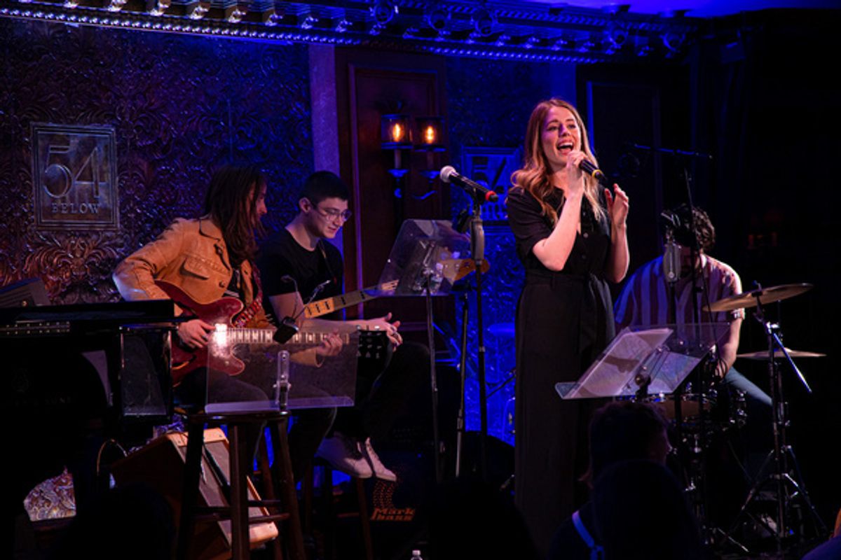  Allie Trimm sings If I Can Dream by Elvis at 54 Sings For Planned Parenthood, hosted by Mikayla Petrilla at 54 Below. at 