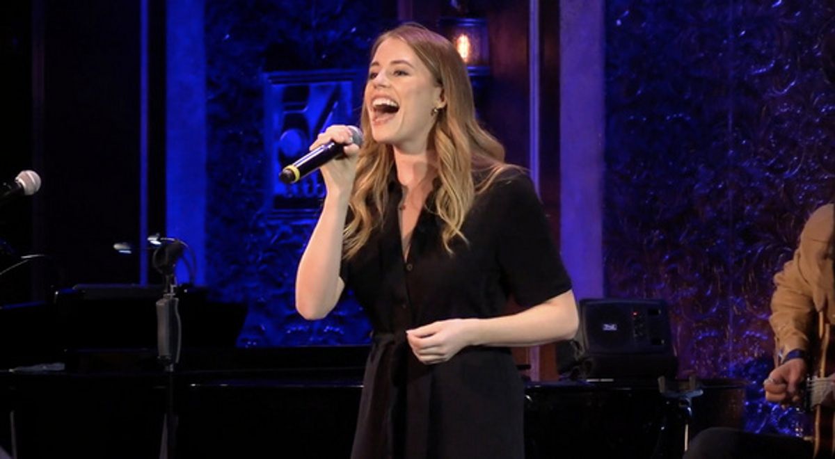  Allie Trimm sings If I Can Dream by Elvis at 54 Sings For Planned Parenthood, hosted by Mikayla Petrilla at 54 Below. at 