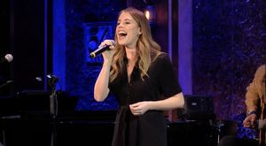  Allie Trimm sings If I Can Dream by Elvis at 54 Sings For Planned Parenthood, hosted Photo