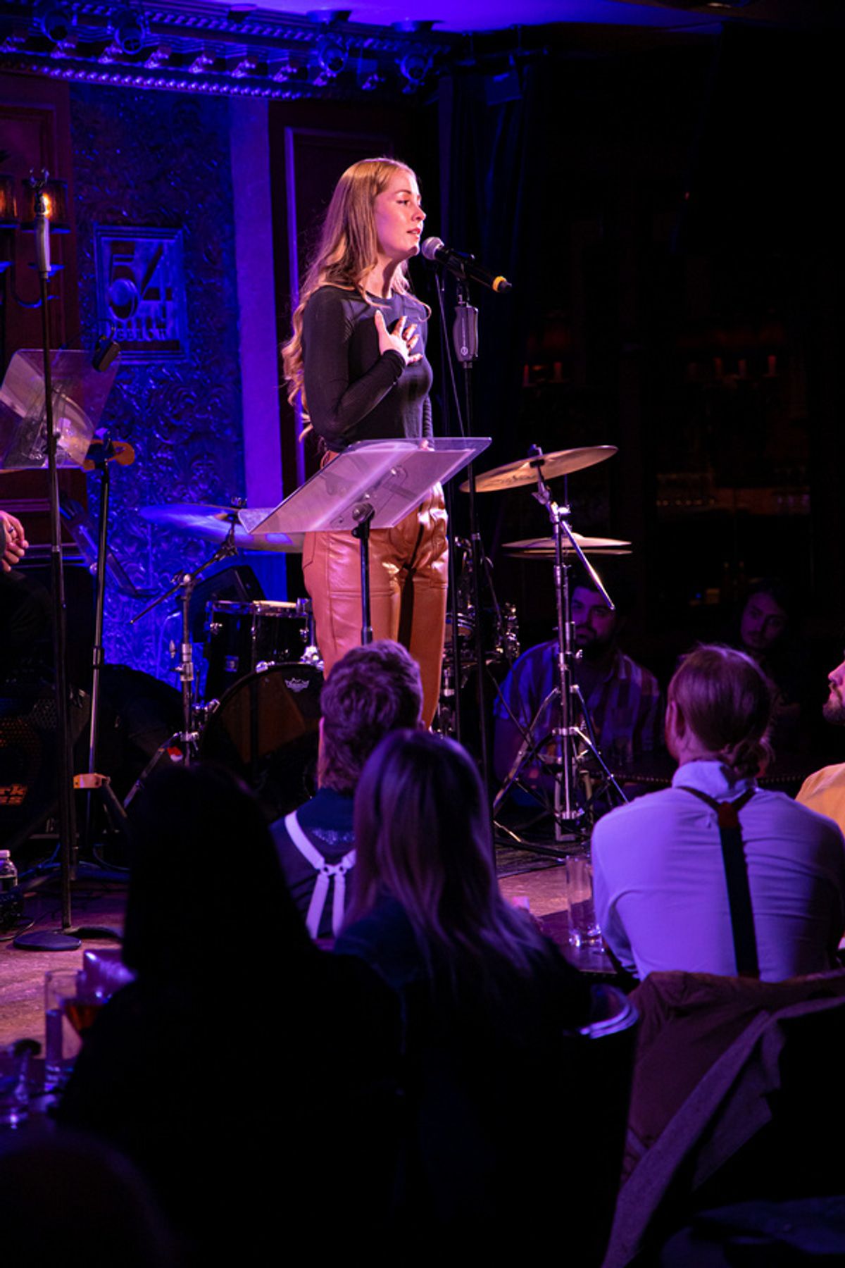 Mary Kate Moore sings Bright Lights and Cityscapes by Sara Bareilles at 54 Sings For Planned Parenthood  hosted by Mikayla Petrilla at 54 Below. at 