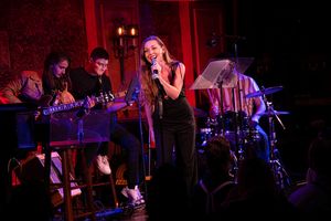 Host Mikayla Petrilla at 54 Sings For Planned Parenthood at 54 Below. Photo