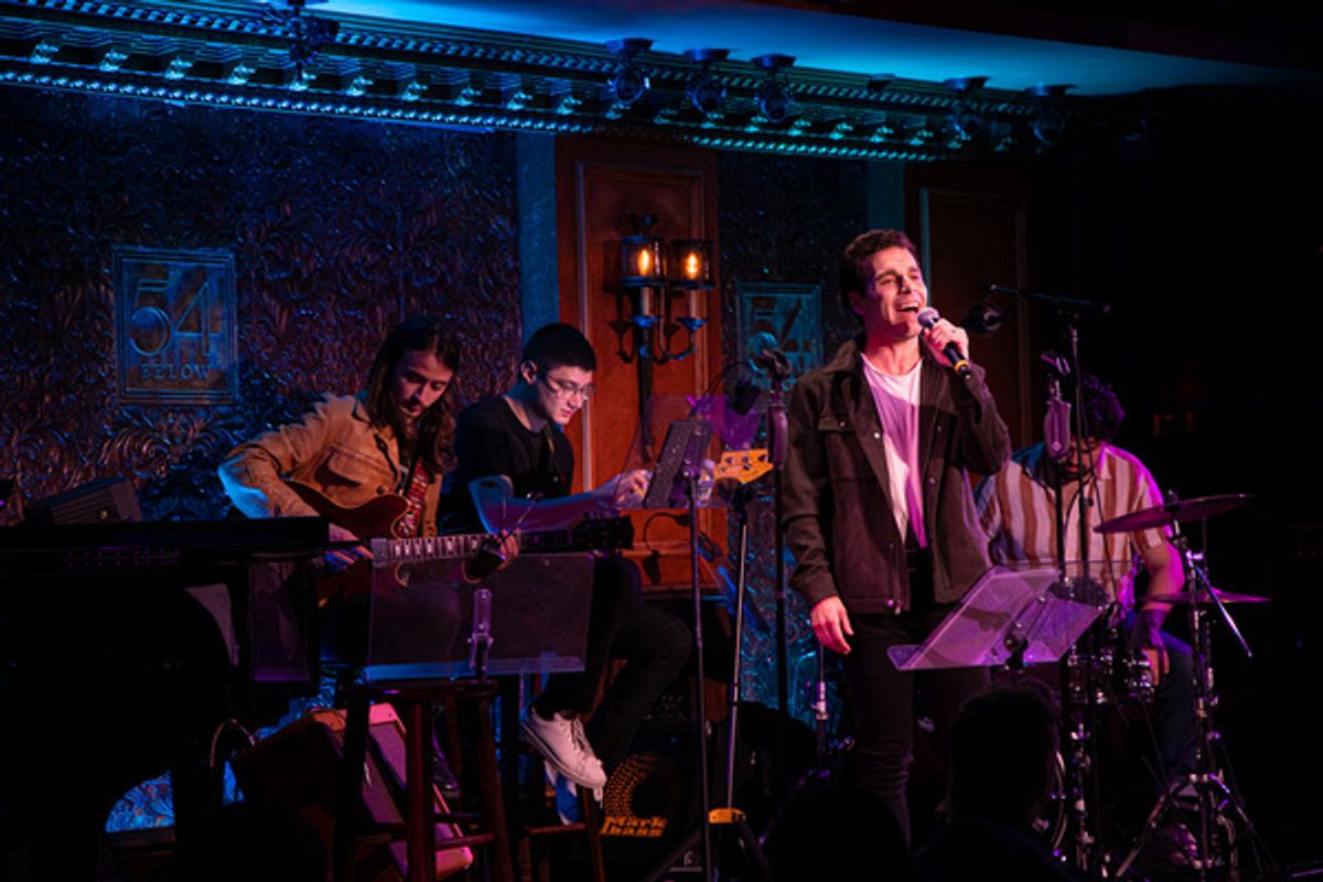 Robert Peterpaul sings Ease My Mind by Ben Platt at 54 Sings For Planned Parenthood hosted by Mikayla Petrilla at 54 Below. at 