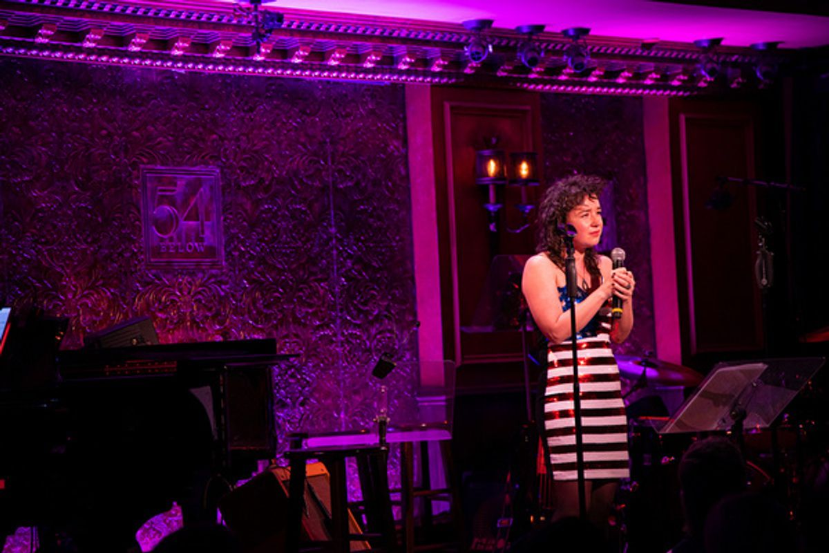 Sarah Steele debuts a new cover of SOS by Abba at 54 Sings For Planned Parenthood, hosted by Mikayla Petrilla at 54 Below. at 