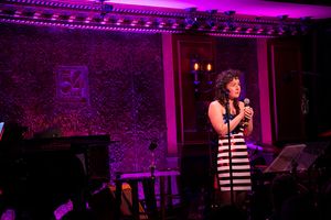 Sarah Steele debuts a new cover of SOS by Abba at 54 Sings For Planned Parenthood, ho Photo