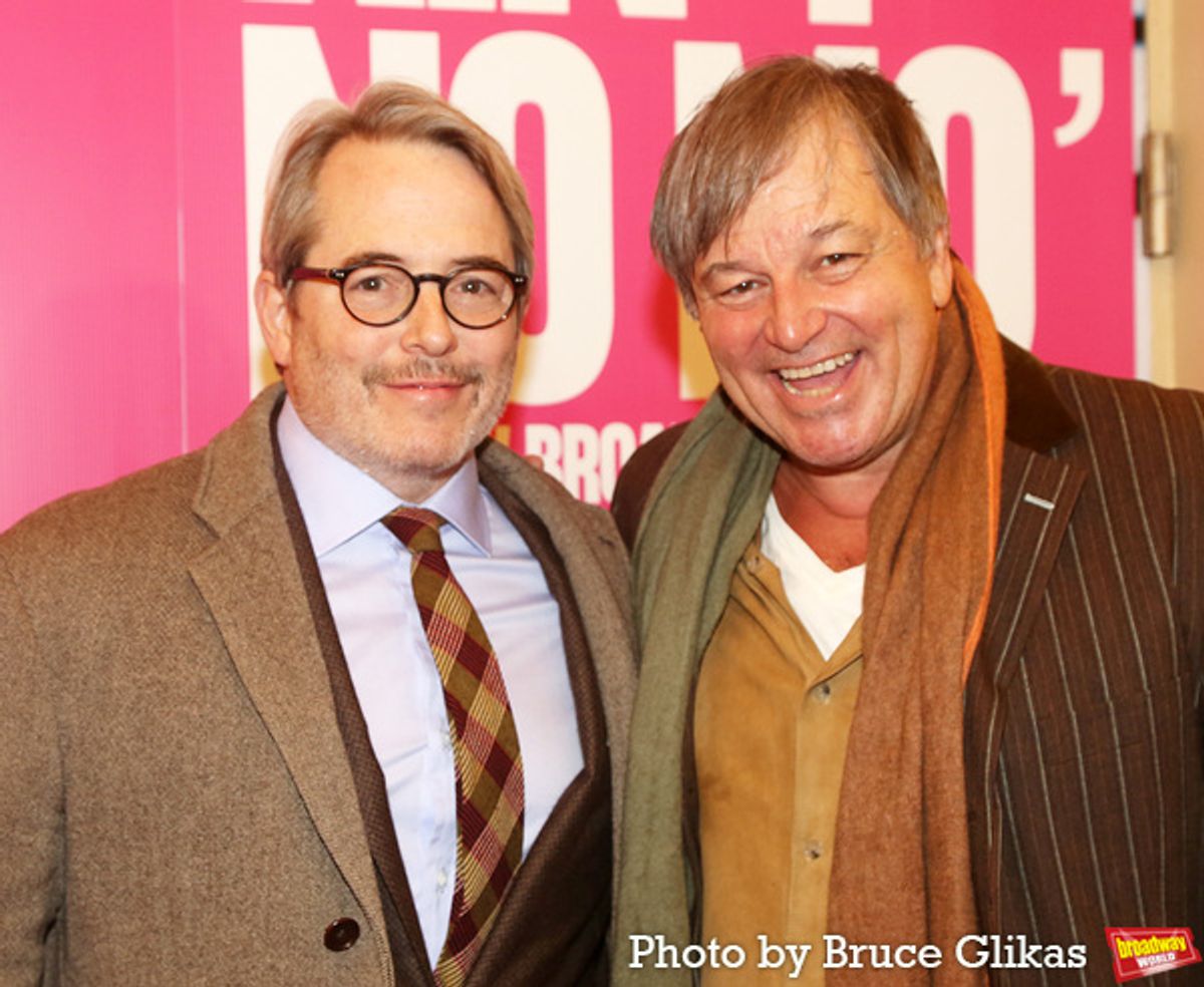 Matthew Broderick and Jim Borstelmann at 