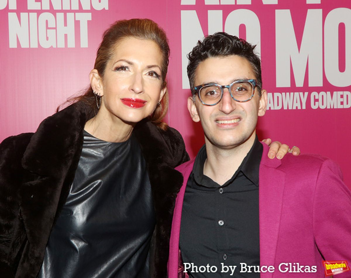 Alysia Reiner and Ryan J. Haddad at 