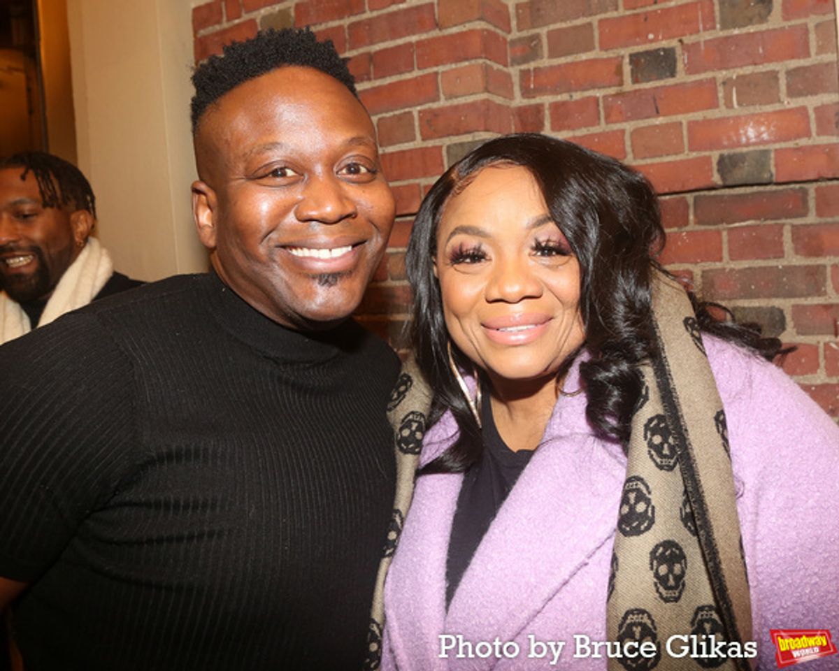 Tituss Burgess and Patricia Williams aka Ms. Pat at 