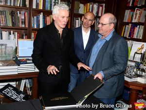 Baz Luhrmann, International Marketing Director of Global Creatures Roger Micone and A Photo