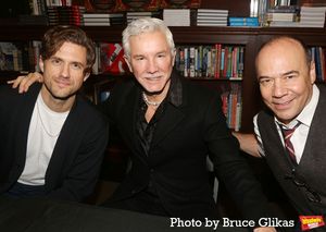 Aaron Tveit, Baz Luhrmann and Danny Burstein  Photo