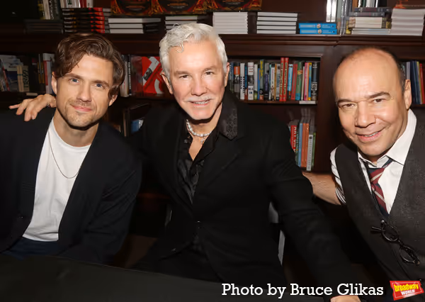 Aaron Tveit, Baz Luhrmann and Danny Burstein  Photo