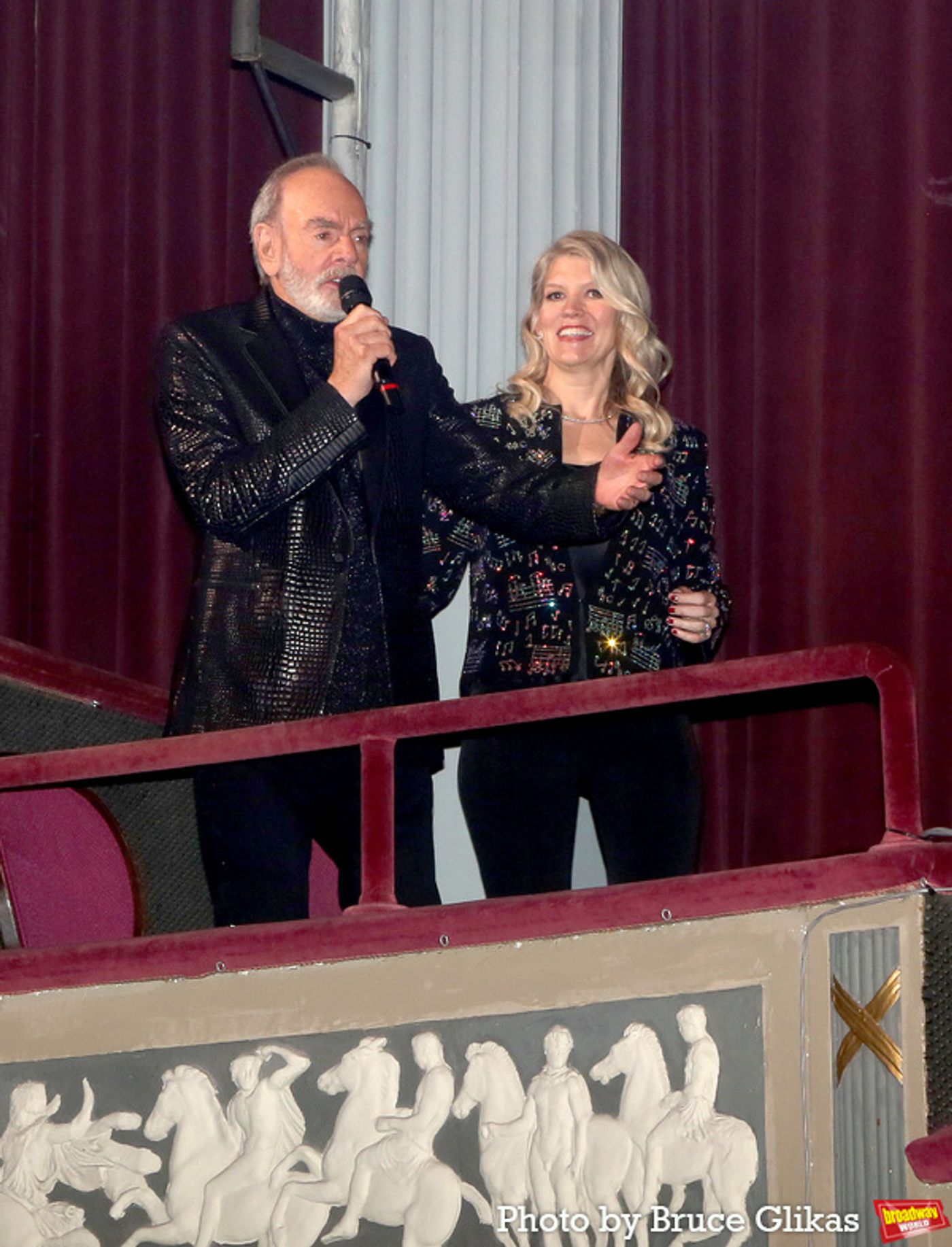 Photos: Neil Diamond Performs and Meets With the Cast at Opening Night of A BEAUTIFUL NOISE  Image