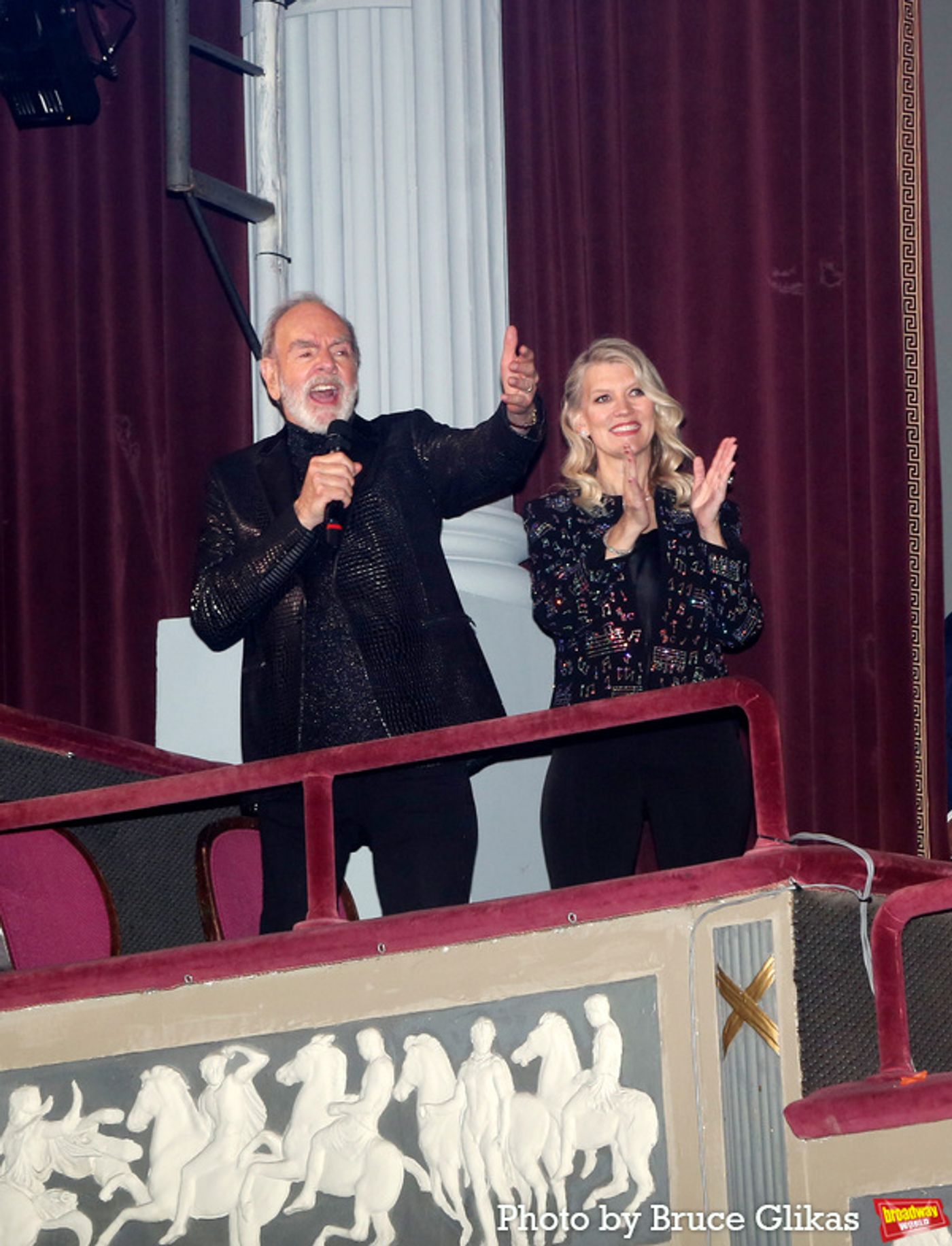Photos: Neil Diamond Performs and Meets With the Cast at Opening Night of A BEAUTIFUL NOISE  Image