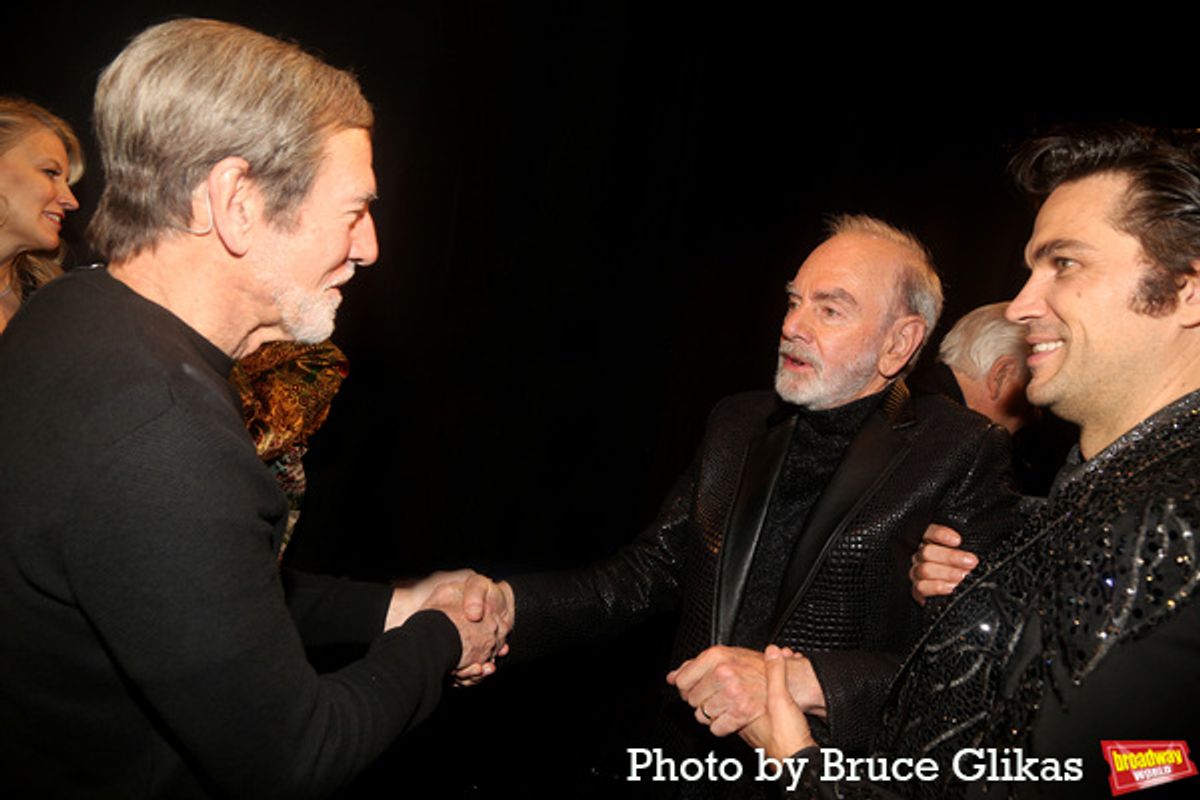 Mark Jacoby, Neil Diamond and Will Swenson at 