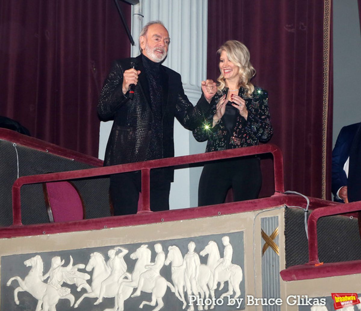 Neil Diamond and Katie McNeil Diamond at 