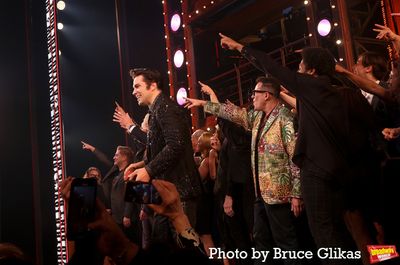 Will Swenson, Director Michael Mayer and The Cast of "A Beautiful Noise" Photo