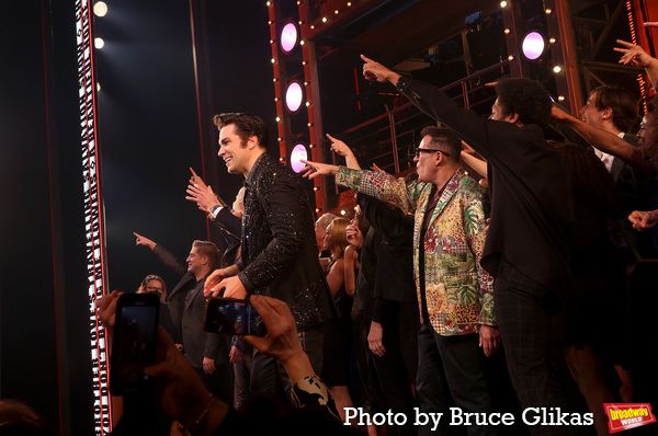 Will Swenson, Director Michael Mayer and The Cast of 