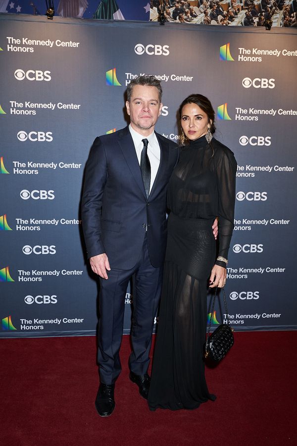 Matt Damon and Lucia Damon Photo