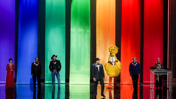 Chita Rivera, Herbie Hancock, Garth Brooks, LL Cool J, Big Bird, Michael Tilson Thoma Photo