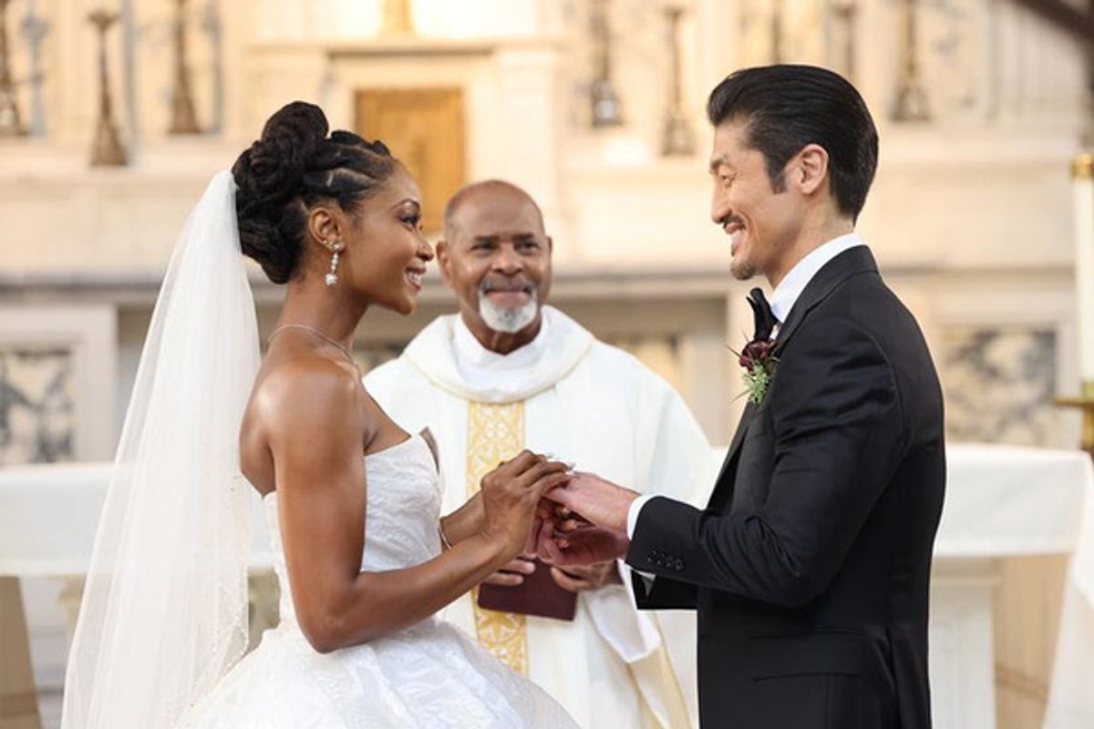 Yaya DaCosta as April Sexton, R.A. Logan as Priest, Brian Tee as Ethan Choi at 
