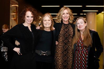 Rebecca Taichman, Gloria Steinem, Christine Lahti and Sarah Ruhl Photo