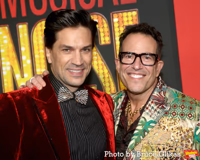 Will Swenson and Director Michael Mayer Photo