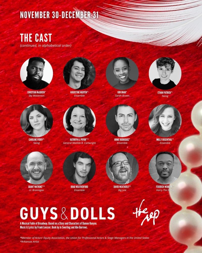 Review: GUYS & DOLLS at Arkansas Repertory Theatre is Broadway Level Entertainment  Image