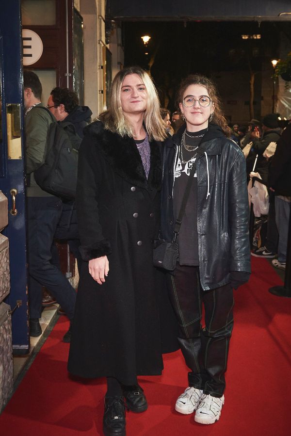 Lucy Moss and guest attending the opening night of Orlando at the Garrick Theatre, Lo Photo