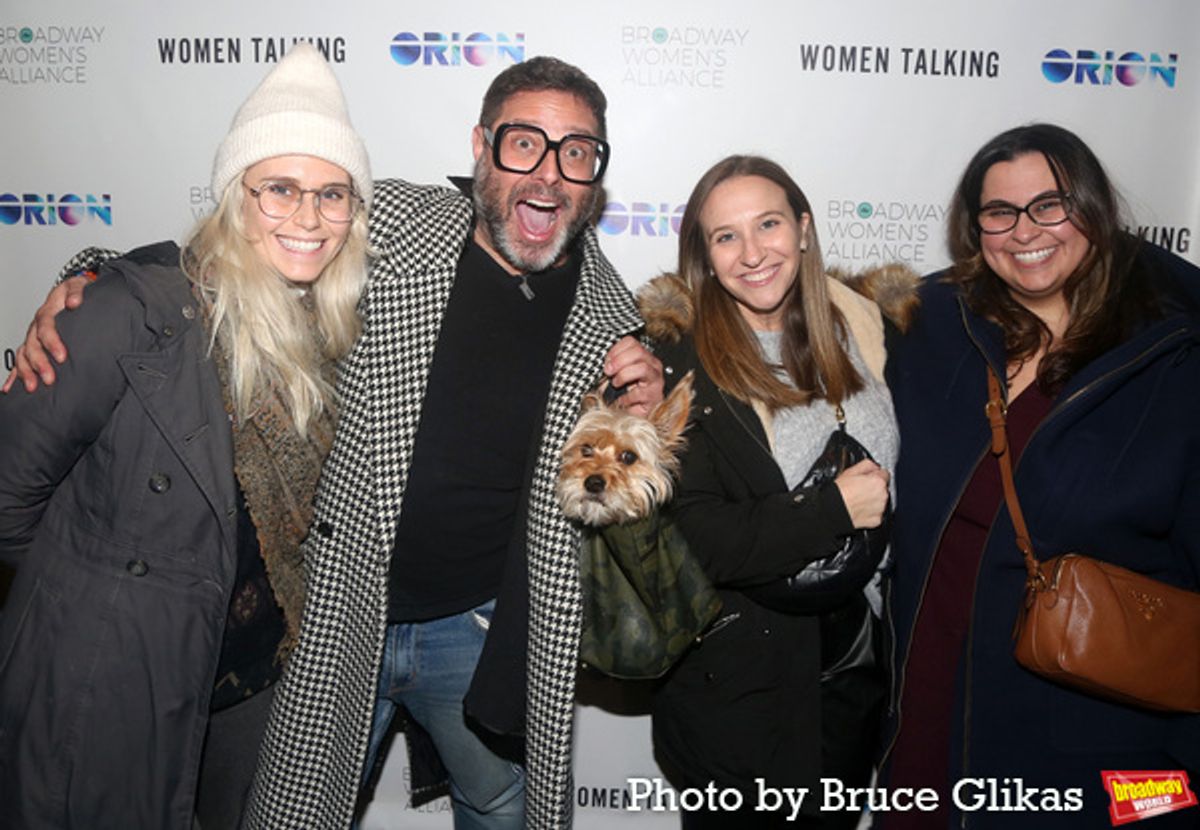 Morgan Prouse, EVP United Artists Releasing Seth Fradkoff, Bob Fradkoff, Broadway Women's Alliance Co-Founders Molly Barnett and Diana Salameh  at 