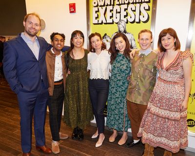 The cast with Annie Tippe and Brian Cavanagh-Strong Photo