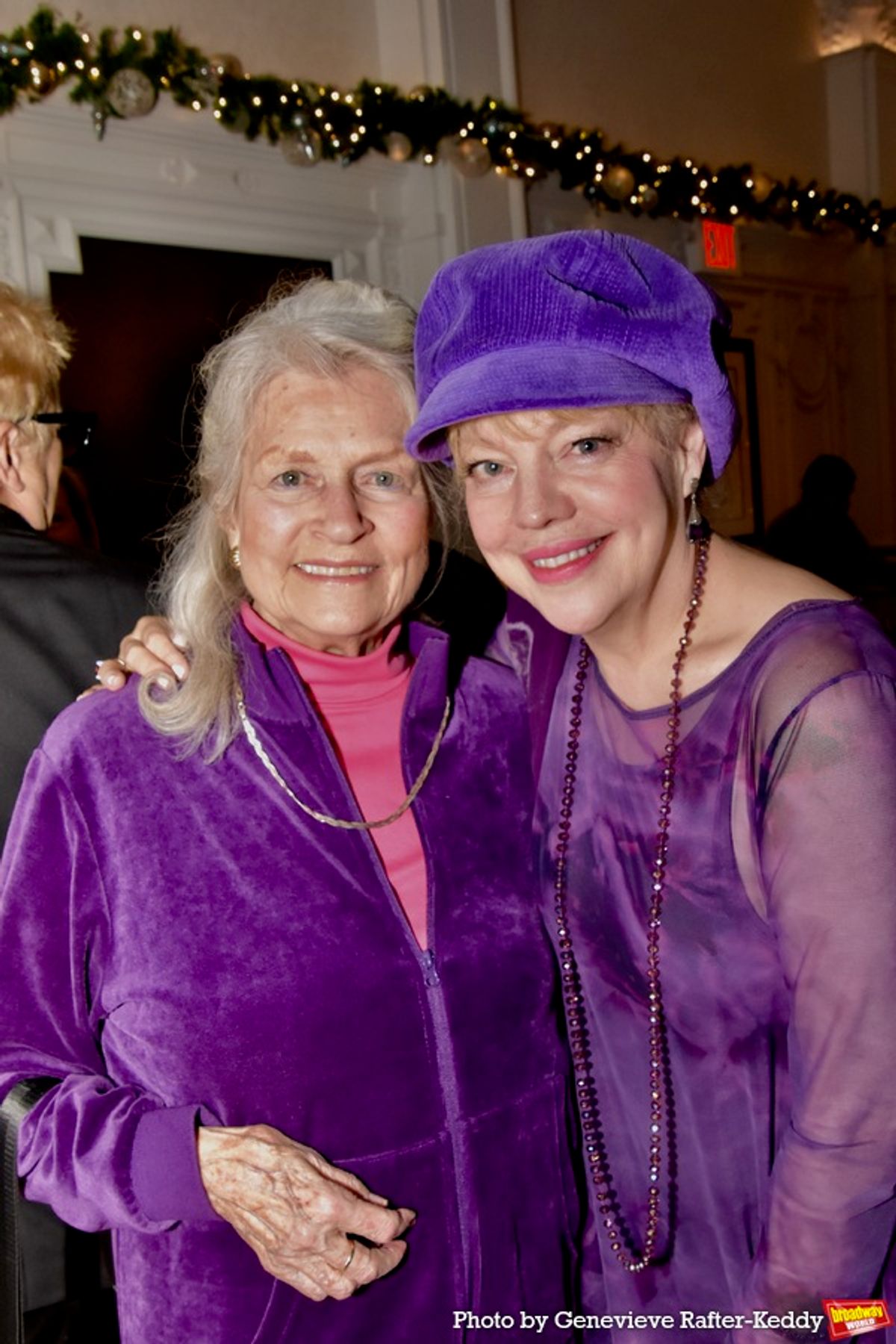 Louise Kerz Hirschfeld (President Emeritus of The Al Hirschfeld Foundation) and KT Sullivan at 