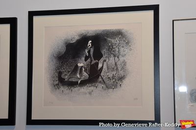 Michael Crawford and Sarah Brightman Phantom of the Opera by Al Hirschfeld Photo