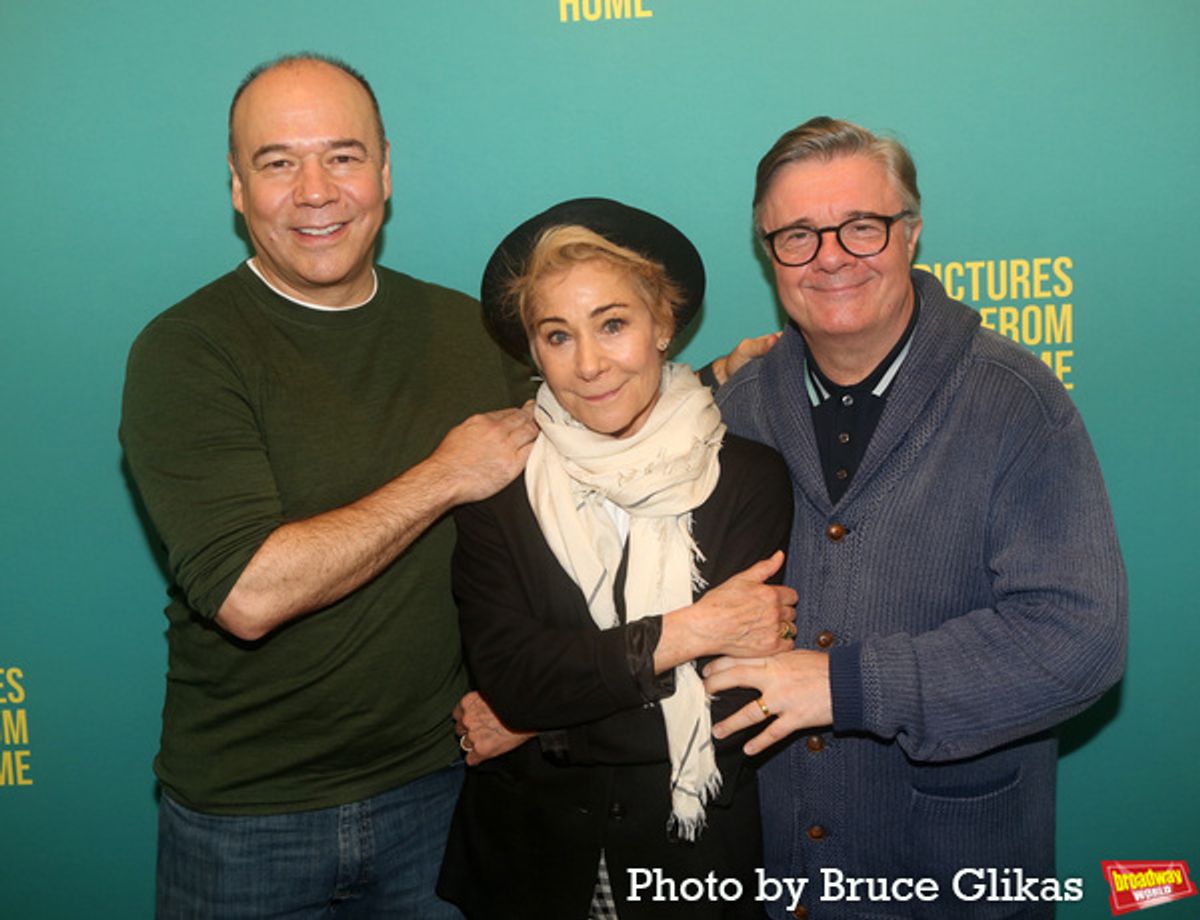 Danny Burstein, Zoe Wanamaker and Nathan Lane at 