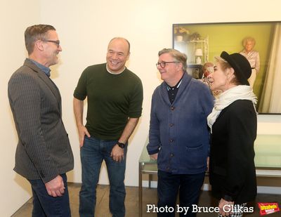 Sharr White, Danny Burstein, Nathan Lane and Zoe Wanamaker Photo