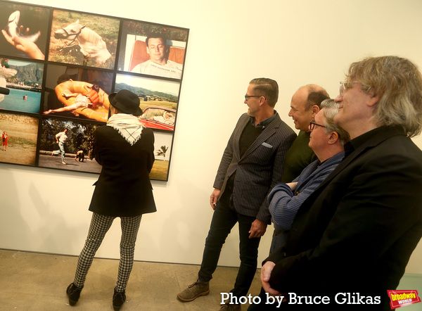  Zoe Wanamaker, Sharr White, Danny Burstein, Nathan Lane and Bartlett Sher examine La Photo