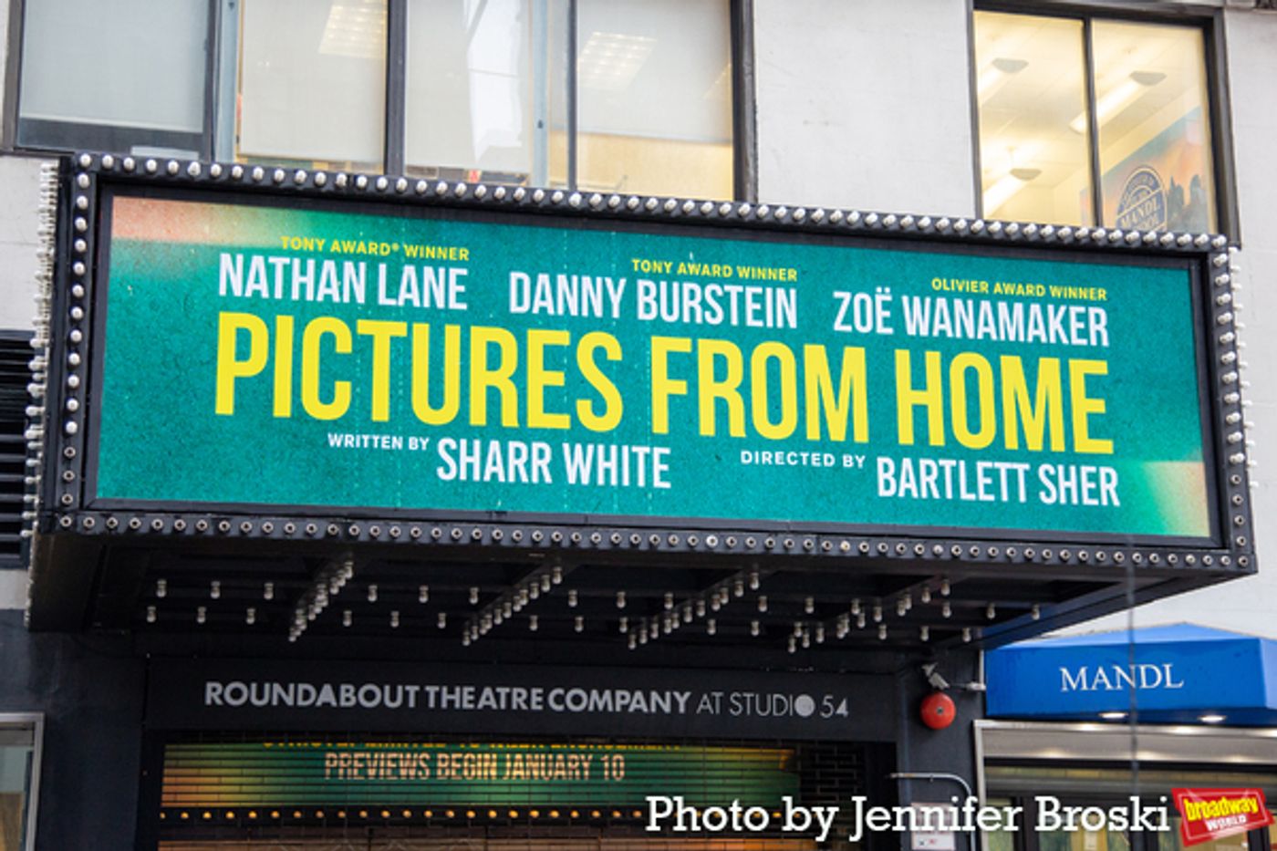 Up on the Marquee: PICTURES FROM HOME  Image
